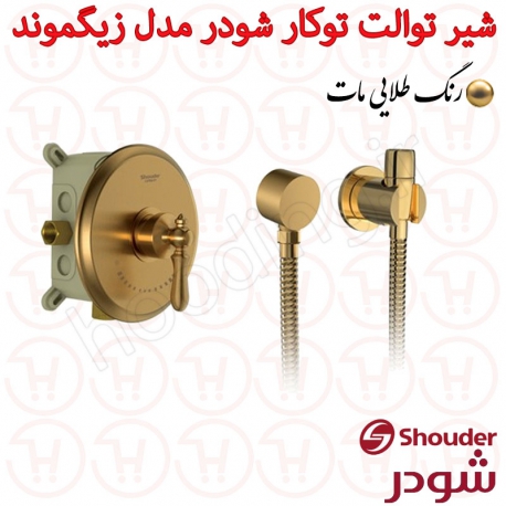 شیر توالت توکار شودر سری زیگموند طلامات