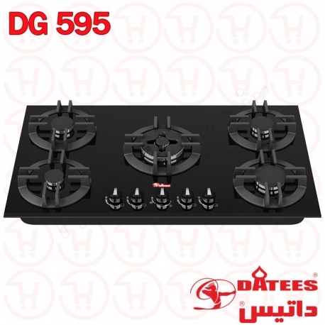 اجاق گاز 5 شعله شیشه ای داتیس مدل DG-595