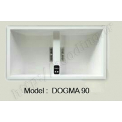 سینک الیچی مدل Dogma 90 رنگ سفید